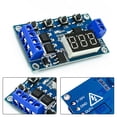 thumbnail image 3 of Dc12V 24V Dual Mos Led Digital Delay Controller Trigger Cycle Timer Delay Switch for Control Motors Light Bulbs Dc Motors, 3 of 6