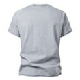 thumbnail image 4 of YLSDY Men's Cotton T-Shirts Couple Multi-Color Round Neck Bottoming Short-Sleeved Tee Athletic Running T Shirts Gray XL, 4 of 4