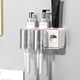 thumbnail image 5 of Soporte Colgante Para Cepillos De Dientes, Organizador De Cepillos De Dientes Montado En La Pared, Estante Para Cepillos De Dientes De Baño, Kit Dispensador Automático De Pasta, 5 of 8