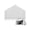 White, variant on TrailBlaze Heavy Duty Zippered Door Panel for Metal Carport - Waterproof UV-Resistant PE Tarp Kit - Ball Bungees Included - Side Panel for Outdoor Garage - White, 20FT Width