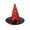 Red, variant on Bpyeka Halloween Witch Hat Festival Party Pointed Hat Tie Wraps Hats
