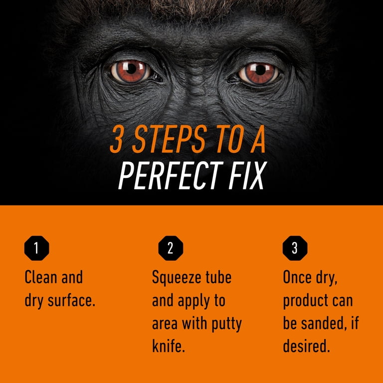 Gorilla All Purpose Wood Filler, Golden Oak, 6 oz photo 6