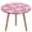 style-2, variant on Flamingo Pattern Round Fitted Tablecloth with Elastic Edged & Backing, Round Table Cover for Indoor Outdoor Patio Use Fits Tables Up to 40" - 54" Diameter
