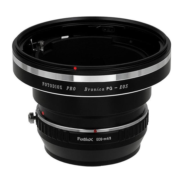 Fotodiox PG-EOS-MFT-P Pro Lens Mount Adapter - Bronica GS-1 Mount Lenses To Micro Four Thirds Mount Mirrorless Camera Body