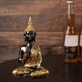 thumbnail image 3 of Estatua de Buda Figuras de oro brilnte Escultura Meditación El 11.5x7.8x19.3cm Sunnimix Estatua de Buda tailandés, 3 of 7