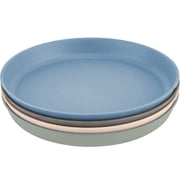 WeeSprout Kid-Sized Bamboo Melamine Plates, Set of 4