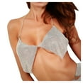 thumbnail image 2 of Womens Clothes under $5.00 Clothing Women's new fashion sleeveless sexy open back bright diamond vest T-shirt, 2 of 9