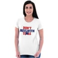 thumbnail image 3 of Texas Lone Star State Motto Cool TX Womens Slim Fit Graphic Tee Brisco Brands X, 3 of 5