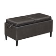 thumbnail image 1 of Convenience Concepts Designs4Comfort Pouf de Rangement Magnolia avec Plateaux, 1 of 2