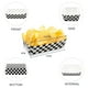 thumbnail image 2 of Bandejas de comida Bacsboo, papel cuadriculado blanco y negro, 50 unidades, 2 libras, 2 of 7