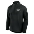 thumbnail image 3 of Men's Fanatics Black Los Angeles Kings Authentic Pro Rink Training Quarter-Zip Pullover, 3 of 4