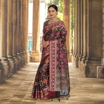 Benarasi Kota Patola sari - Black Size: M, Color: Black