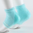thumbnail image 5 of Calcetines de spa sin puntera con doble forro polar de gel para curar y tratar los talones secos y agrietados mientras duermes MFZFUKR CPB-US-YYM159-3, 5 of 5