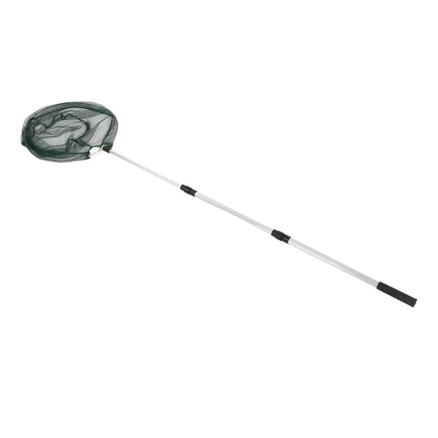 Filet de Pêche avec Poignée, Alliage d'Aluminium, Pliable, Filet de Débarquement en PVC pour Prise de Poissons 1,7m, 2,1m