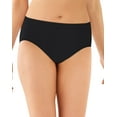 thumbnail image 1 of Bali Womens One Smooth U All-Around Smoothing Hi-Cut Panty, 9, Black, 1 of 4