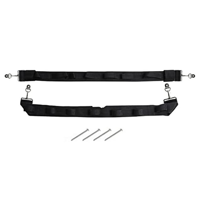 Greeniant Portador de cañas de pescar para interior de coche, 1 par, con tirantes para envolver, soporte para aparejos que ahorra espacio, Pescar