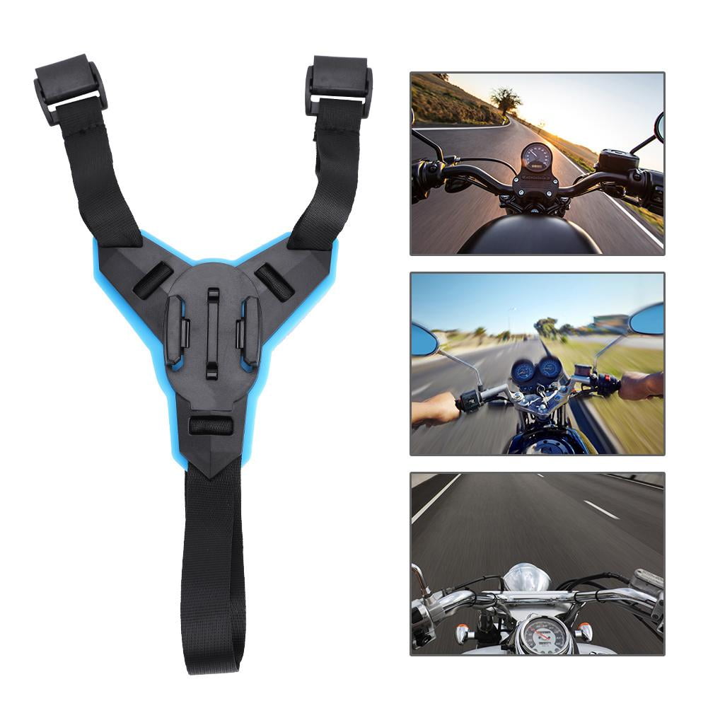 Motorcycle Helmet Strap Mount with Frame Housing for GoPro hero6/5/4 