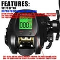 thumbnail image 5 of Electronic Baitcasting Fishing Reel LED Screen High Speed 7.2:1 10Kg Saltwater Waterproof Cast Drum Wheel Casting-Right, 5 of 5