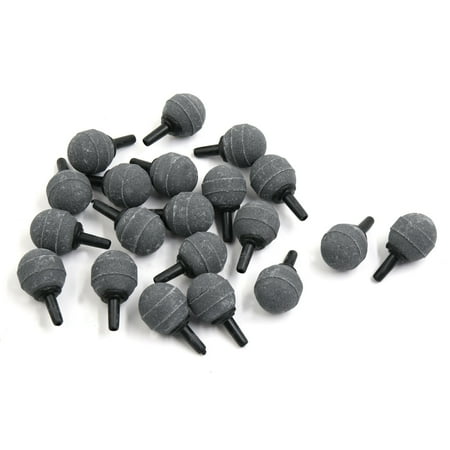 - 20pcs Gray Mineral Ball Shape Bubble Stone Air Curtain Aquarium Accessories