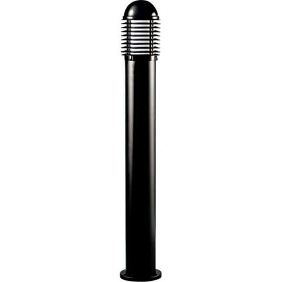 Powder Coated Cast Aluminum Bollard Light, Black - 43.25 x 6.69 x 6.69 in.