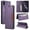 Purple, variant on Allytechgroup Wallet Case for iPhone XR, Slim Lightweight PU Leather Stand Flip Phone Case with Credit Card Slot Shockproof Protective Back Cover for iPhone XR Women Men, Black