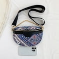 thumbnail image 4 of Bolsa De Pecho Bolsa Mujer Pecho Riñoneras Étnicas Nacionales Moda Messenger Azul Ndcxsfigh Para Estrenar, 4 of 9
