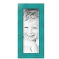 thumbnail image 2 of ArtToFrames 5" x 13" Turquoise Picture Frame, 5x13 inch Blue Wood Poster Frame (WOM-4588), 5 Pack, 2 of 7