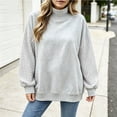 thumbnail image 4 of Azrian Women’s Color Block Sweatshirt,Ladies Contrast Sleeve Pullover Sizes S-3XL, 4 of 6