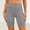 🔥 Gray_New, variant on Dianli Shorts Yoga Womens Fashion Casual Solid Color Pocket Elastic Waist Comfortable Short Pants Breathable Quick Dry Pull On Shorts For Yoga Gym Activewear