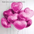 thumbnail image 3 of Globos de Decoración, Globos de Papel de Aluminio con Forma de Corazón, Decoración para Fiestas, Bodas y Cumpleaños (Rosa Roja), 3 of 4
