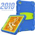 thumbnail image 3 of XYX Case for iPad Mini 5th/4th Generation 7.9 inch, Dual Layer Slim Heavy Shockproof Rugged Protective Cover Case with Kickstand (Blue Lime), 3 of 7