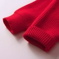 thumbnail image 7 of Gubotare Sweater for Toddler Girl Girl's Crewneck Fall Sweaters Kids Long Sleeve Slouchy Cute Pullover Size 1T 2T (Red,1-2 Years), 7 of 7