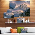 thumbnail image 3 of Kangchenjunga Panorama - Impression sur Toile Paysage, 3 of 4