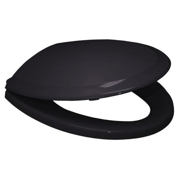 TOTO SS22451 Toilet Seat, With Cover, polypropylene, Elongated, Black