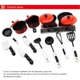 thumbnail image 3 of Toys Kids Kitchen Toy 13Pcs/Set Cookware with Play Food Toy Set Kitchen Pretend Play Multicolour, 3 of 9