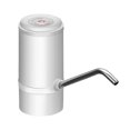 thumbnail image 1 of Dispensador de botella de agua USB Bomba de agua potable automática Inalámbrico Dispensador de jarra de agua eléctrico Portátil Interruptor de botella blanco Sunnimix dispensadores de botellas, 1 of 8