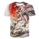 thumbnail image 2 of Nueva camiseta de moda de lobo Animal, camiseta de manga corta con cuello redondo, camiseta de lobo de dibujos animados para bebés, niños, camisetas casuales para niñas, camiseta 11T Gao Jinjia LED, 2 of 2