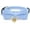 Blue, variant on 1Pack Cotton Breakaway Cat Collar with Bowtie and Bell, Adjustable Cute Soft Corduroy Kitten Collars for Girl Boy Cats