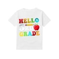 thumbnail image 3 of Young Boy's/Girls "Hello 3rd Grade” Cotton Graphic Tees, Back To School Clothes Girls, Summer Tops With Colorful School Theme, Gift For First Day of School, Fun and Whimsical Kids Clothes Girls, 3 of 6