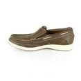 thumbnail image 5 of Mens Florsheim Lakeside Slip On Boat Shoe Brown Leather Suede Loafer 13158-200, 5 of 7
