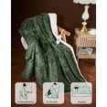 thumbnail image 4 of Electric Velvet Throw Blanket, Heated Blanket with 4 Heat Levels & 4h Auto-Off, Machine Washable Soft Sherpa Fleece Blanket, ETL Certified with Overheat Protection, Fast Heating,50x60inch/84x90inch/90, 4 of 8