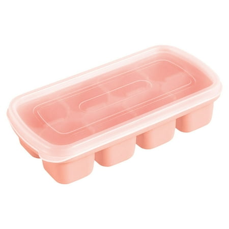 

Flexible Silicone Ice Tray 8 Ice Molds For Freezer Easy Release Stackable Ice Trays For Whiskey Cocktail 2pc Ice Cube Mold