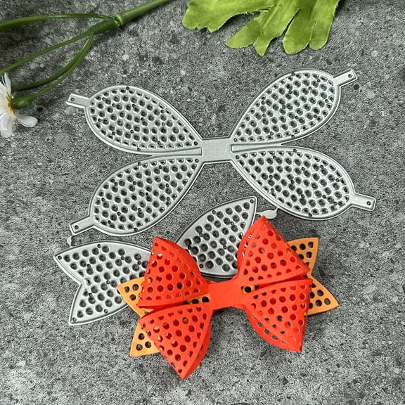 Die Cuts for Card Making, Ouginx Bowknot Bow Metal Cutting Dies DIY Die Cutters Die Stencils for Scrapbooking, Embossing & More