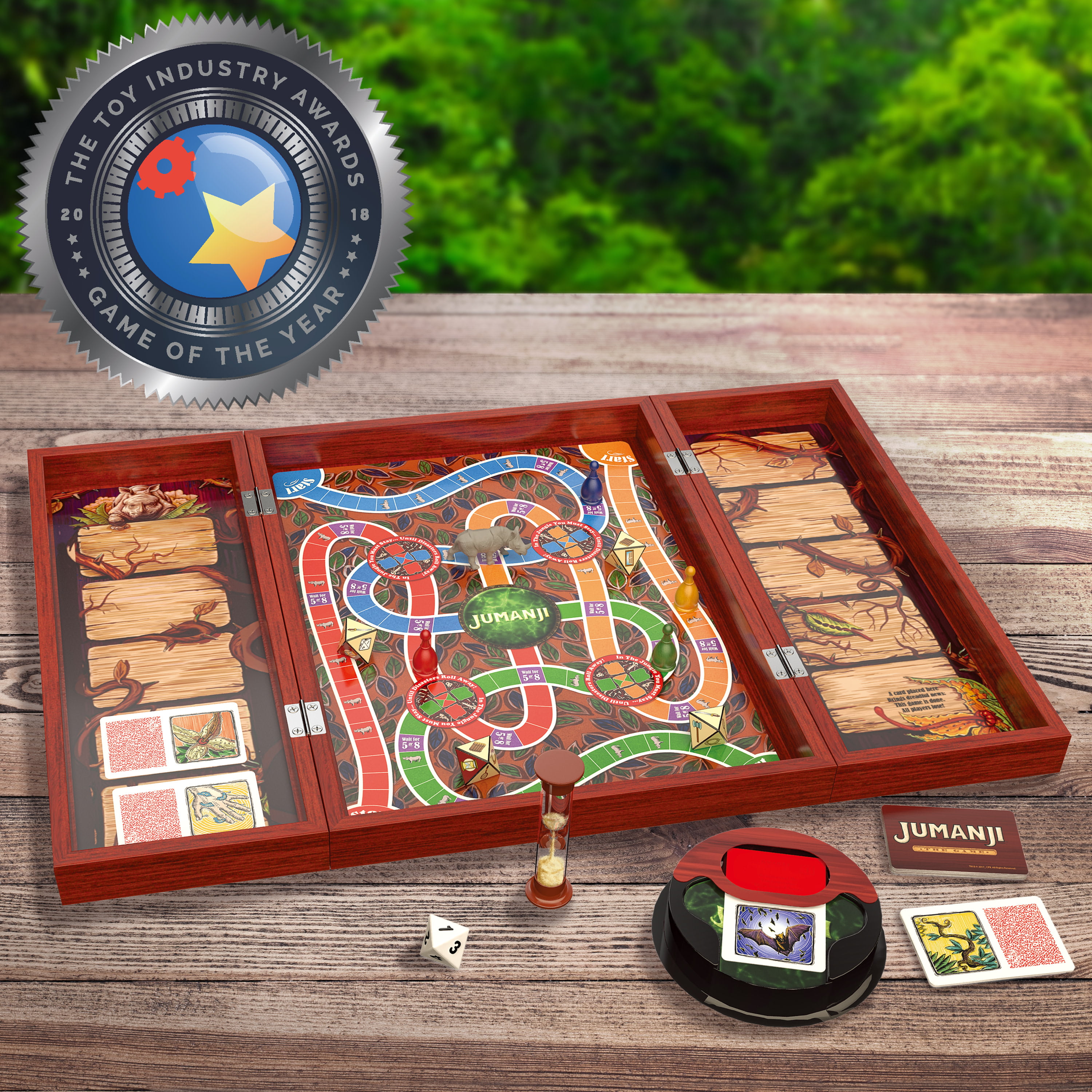 Cardinal Jumanji Game in a Real Wooden Box for sale online