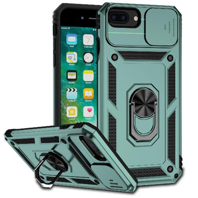 Estuche GANGXUN para iPhone 6 Plus, soporte giratorio 360°, estilo mecánico y magnético