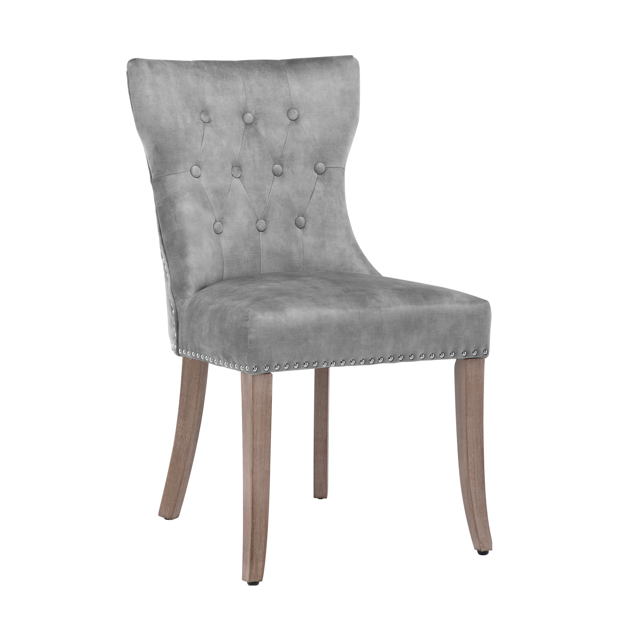 Foredo Velvet Dining Chairs, Modern Upholstered Wingback Dining Chair