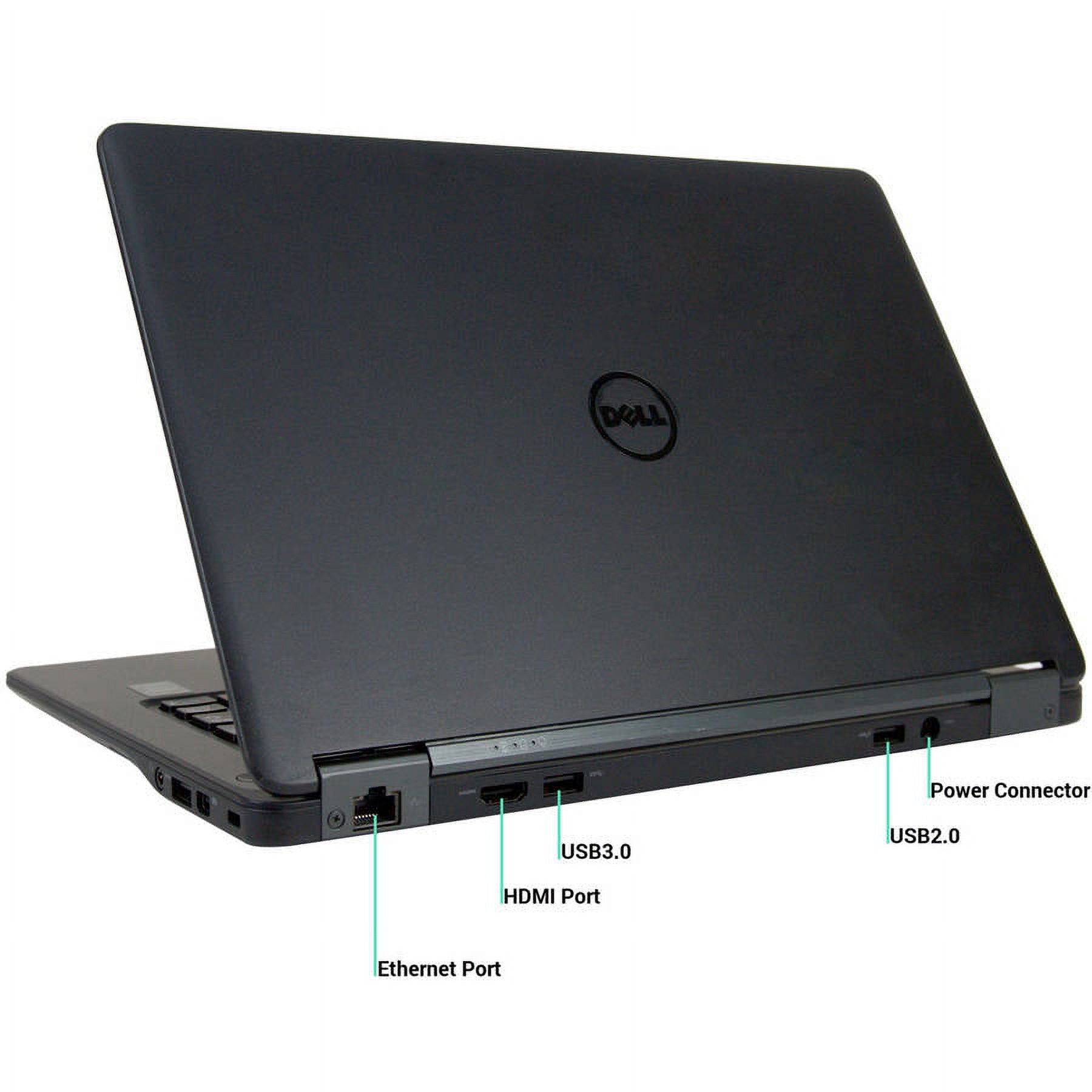 Restored Dell Latitude E7250 12.5" Laptop Computer Core i5 Processor 8GB Memory 256GB SSD Wi-Fi Webcam Windows 10 Pro PC (Refurbished) - image 2 of 3