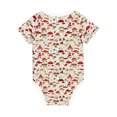 thumbnail image 6 of Rocae Cartoon Mushrooms for Baby Cotton Short-Sleeve Bodysuits for Unisex Onesies Bodysuit-2 Years, 6 of 7