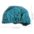 thumbnail image 4 of Gorro de baño para mujer, gorro de sauna grueso, gorro de ducha reutilizable para cabello largo y corto., 4 of 7