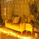 thumbnail image 5 of Luces LED navideñas de malla de red, luces de hadas para jardín al aire libre, guirnalda de luces LED impermeables para decoración de bodas, 3 m/6 m/12 m, 5 of 5
